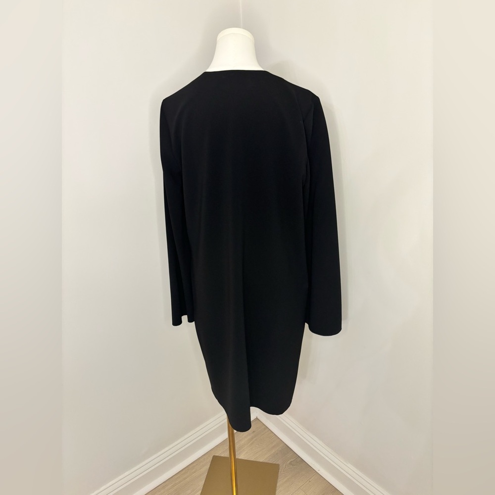 Theory Ulyssa Crepe Dress In Black Size M - Picture 4 of 11